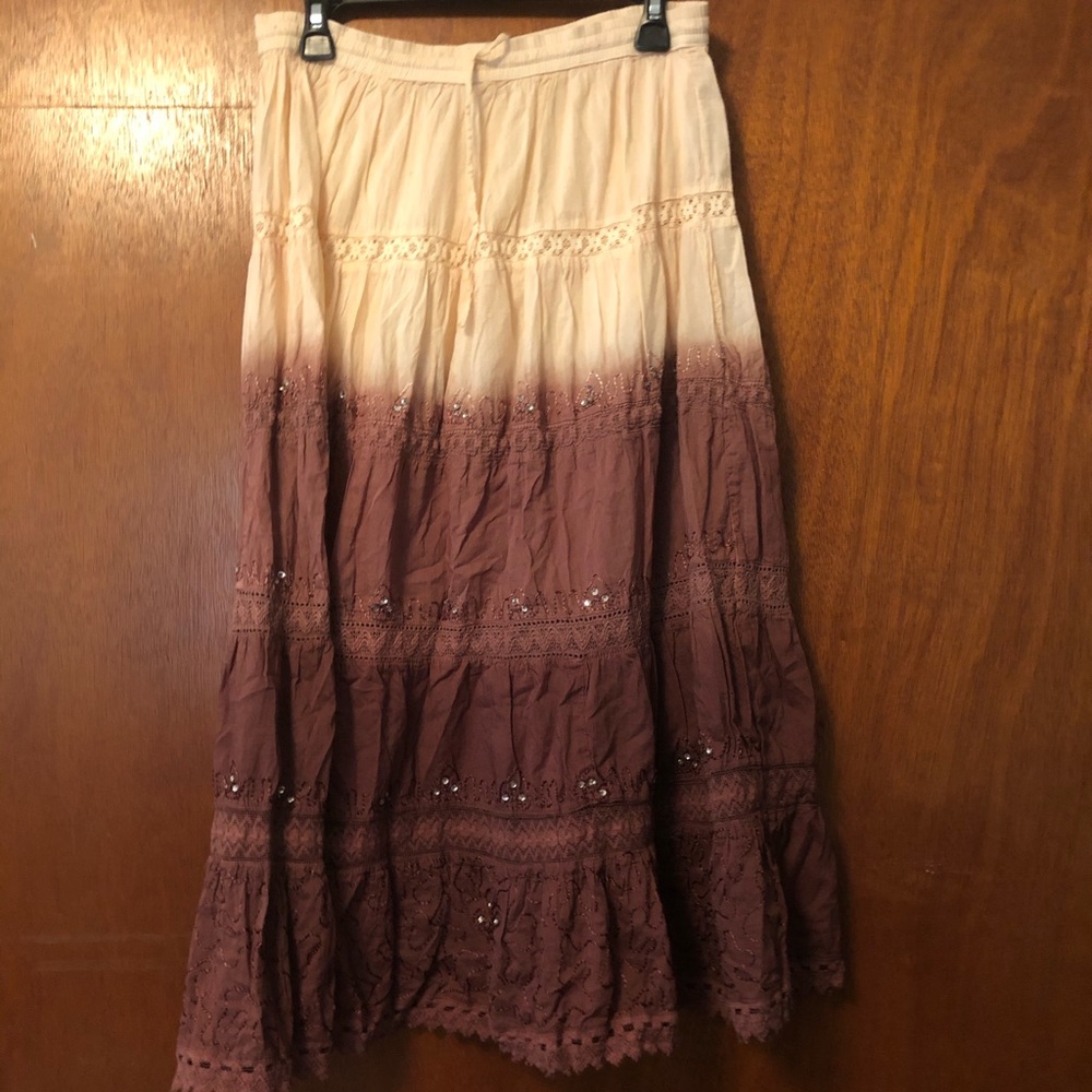 Beautiful Simple Brown Fade Skirt Size S From Want